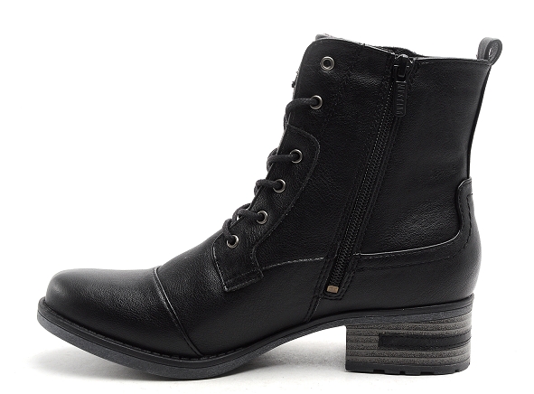 Mustang boots bottine talons femme 1229513 noir