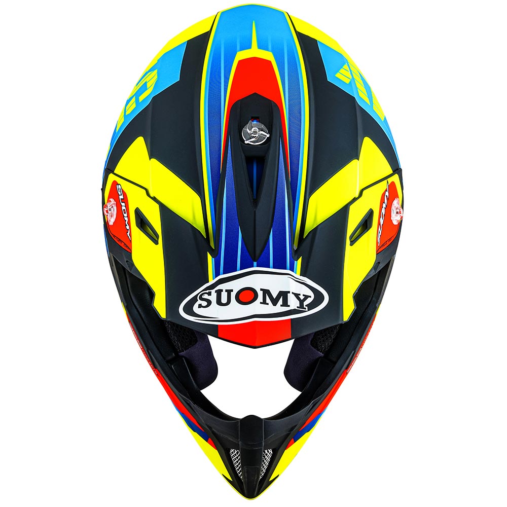 Suomy - Casque X-Wing Amped Noir / Jaune / Bleu / Rouge