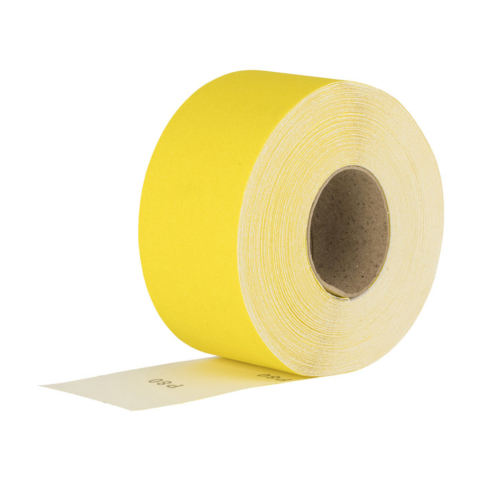 Sandpapir rulle korn 80 – 93 mm x 50 m - Luxi
