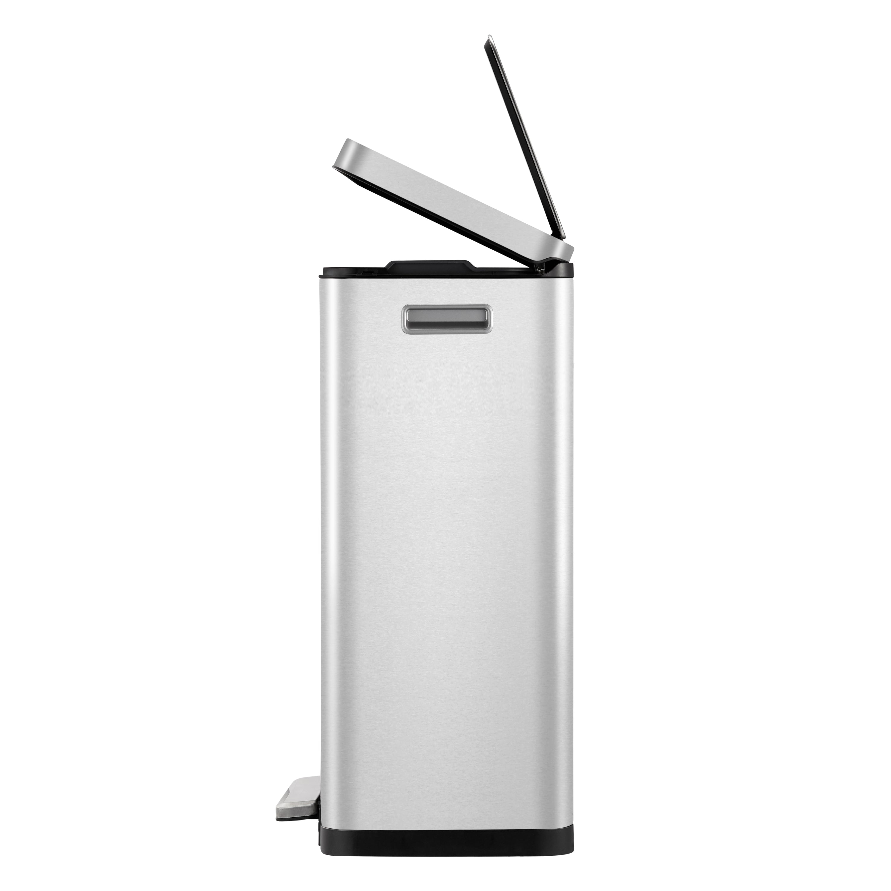 EKO Pedaalemmer X-Cube 2x20 L matzilverkleurig