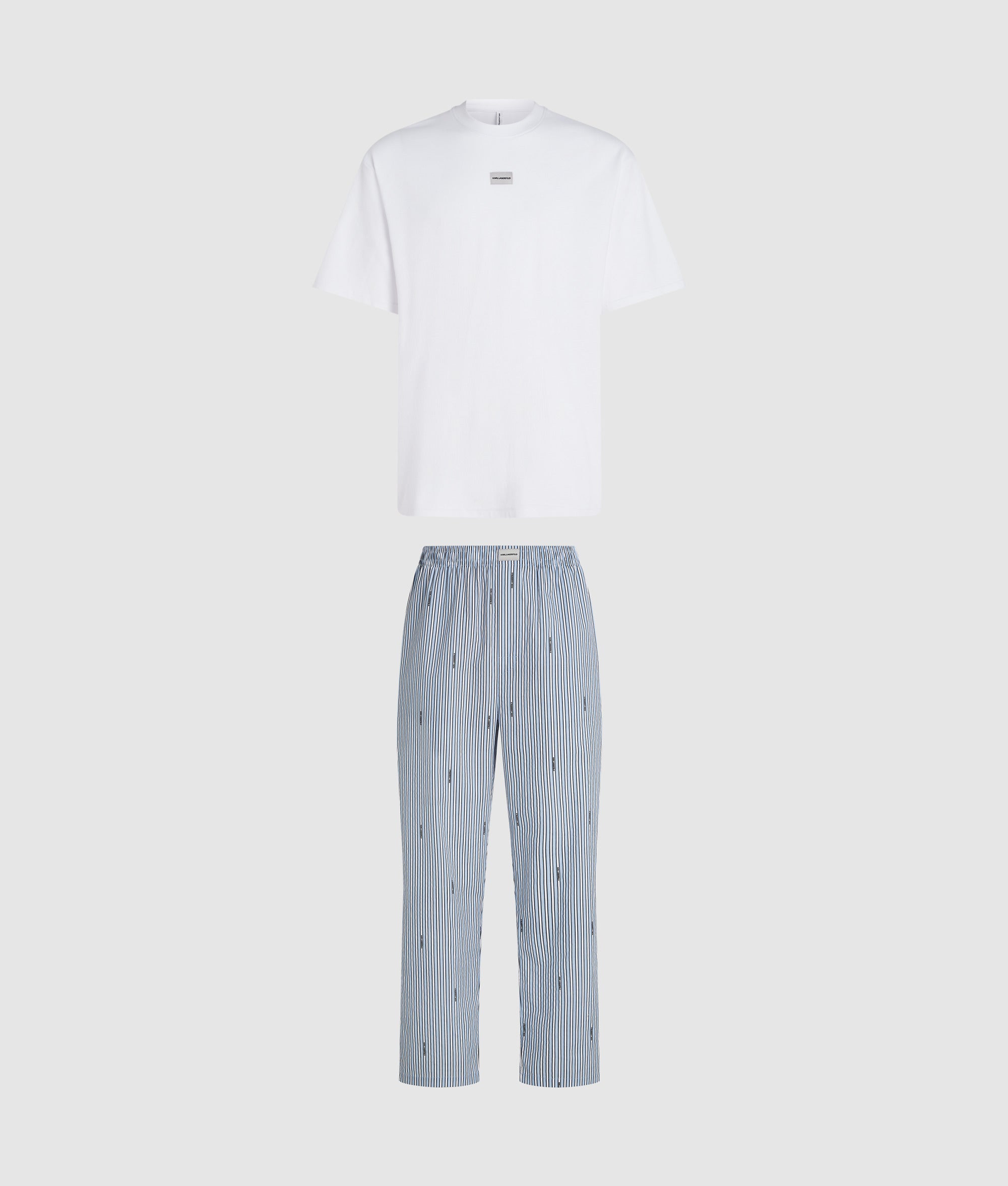 Gestreepte pyjamaset