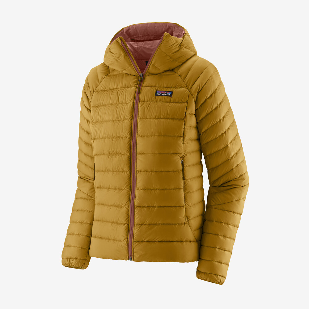 Damen-Daunenpullover mit Kapuze