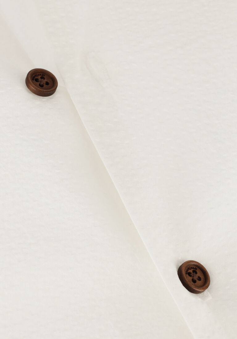 ANERKJENDT gebroken wit anerkjendt casual overhemd akkarsten s/s seersucker shirt