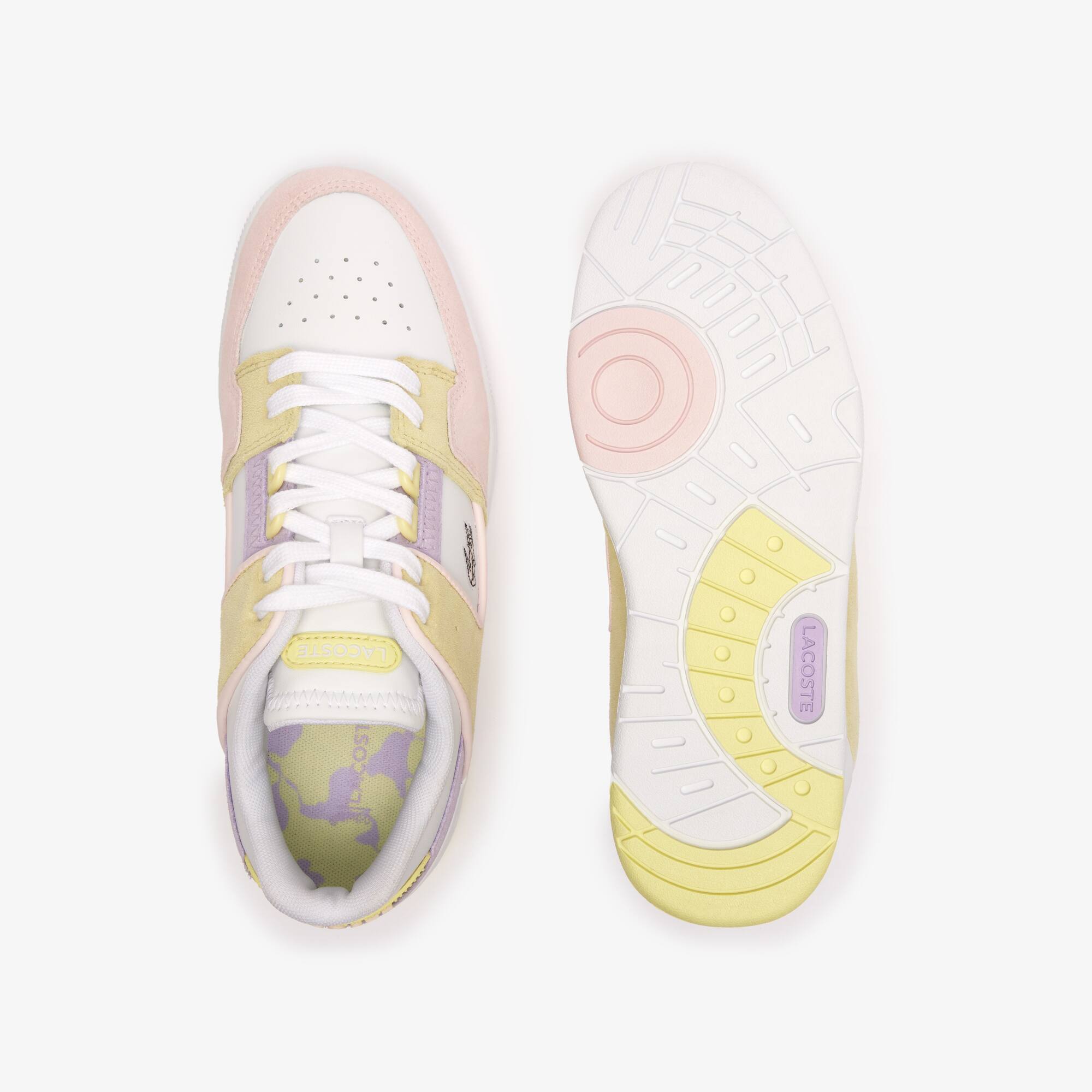Damen-Sneakers COURT CAGE aus Leder Sneakers - Rosa - Lacoste - Damen