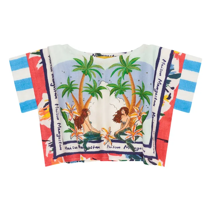 Maison Mangostan T-Shirt Mermaid | Bleu ciel