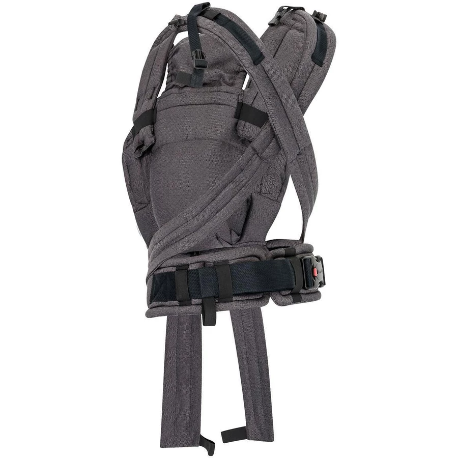 Hoppediz Babytrage Nabaca Basic-Set London grau