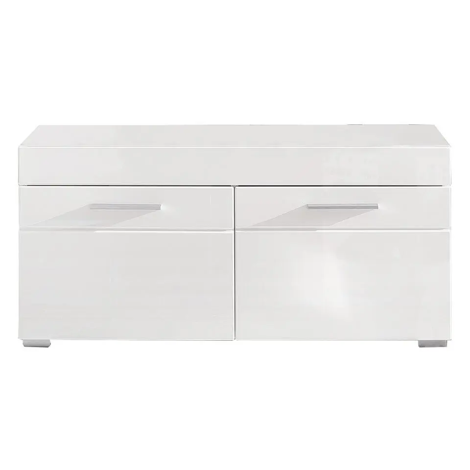 Trendteam Opbergbank Amanda - 91 x 38 x 42 cm - White High Gloss