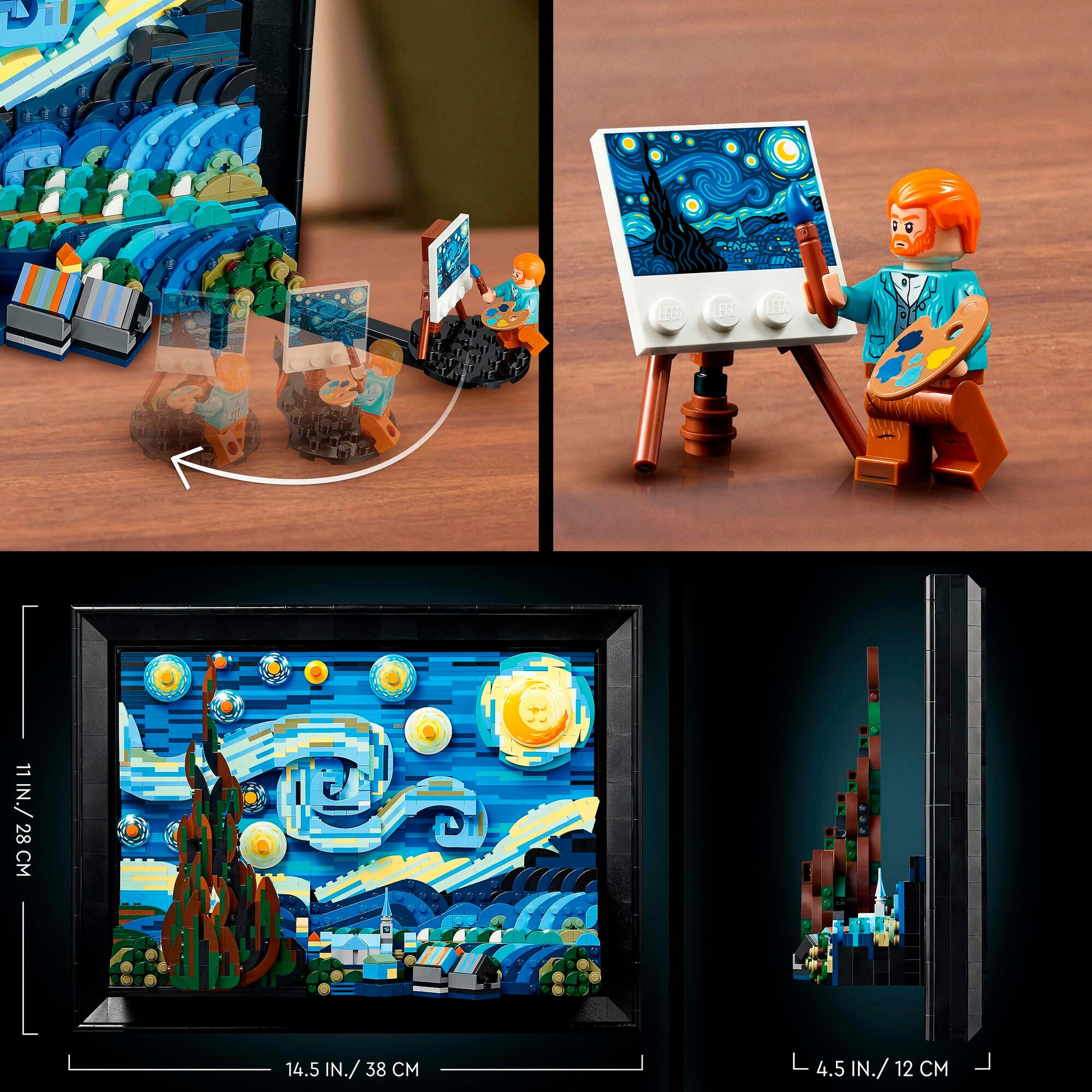 LEGO Konstruktionsspielzeug Ideas Vincent van Gogh – Sternennacht