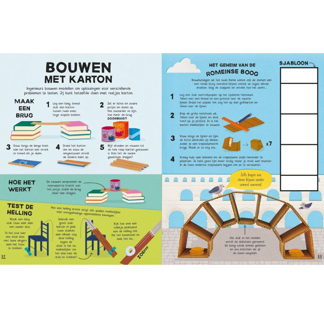 Uitgeverij usborne knutsel met kartonnen doos