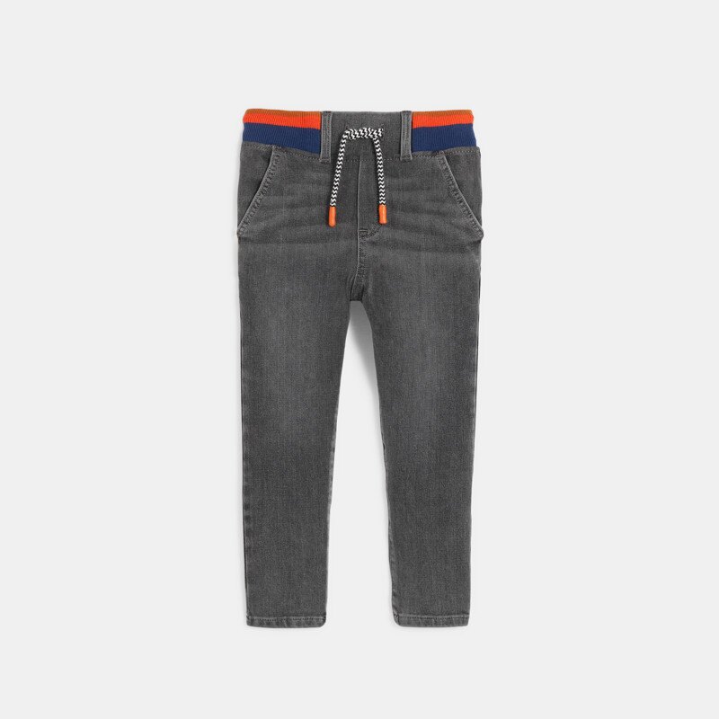 Jean droit bébé garçon denim gris Catimini Gris ou noir