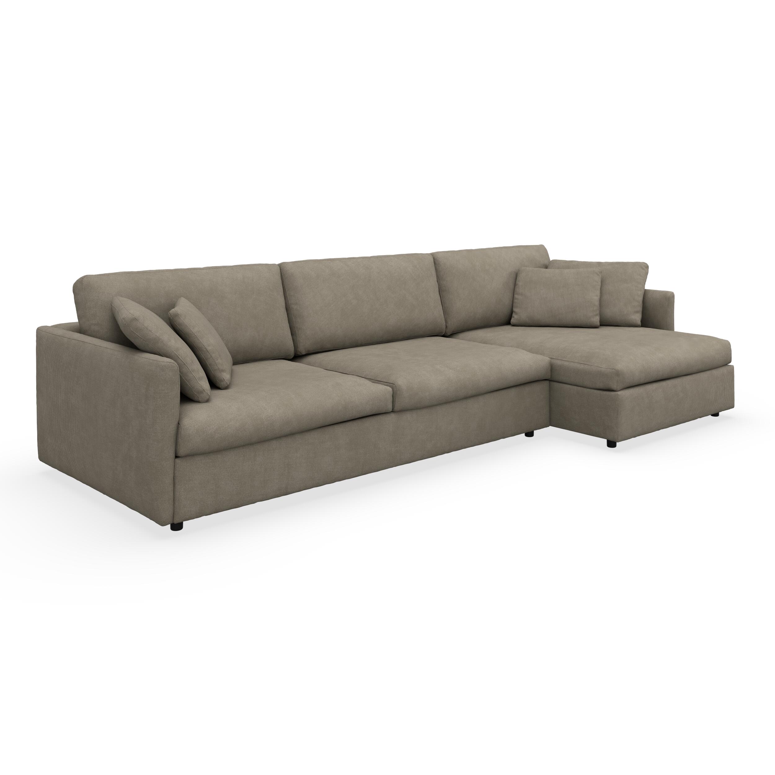 Angolo højrevendt sofa med chaiselong