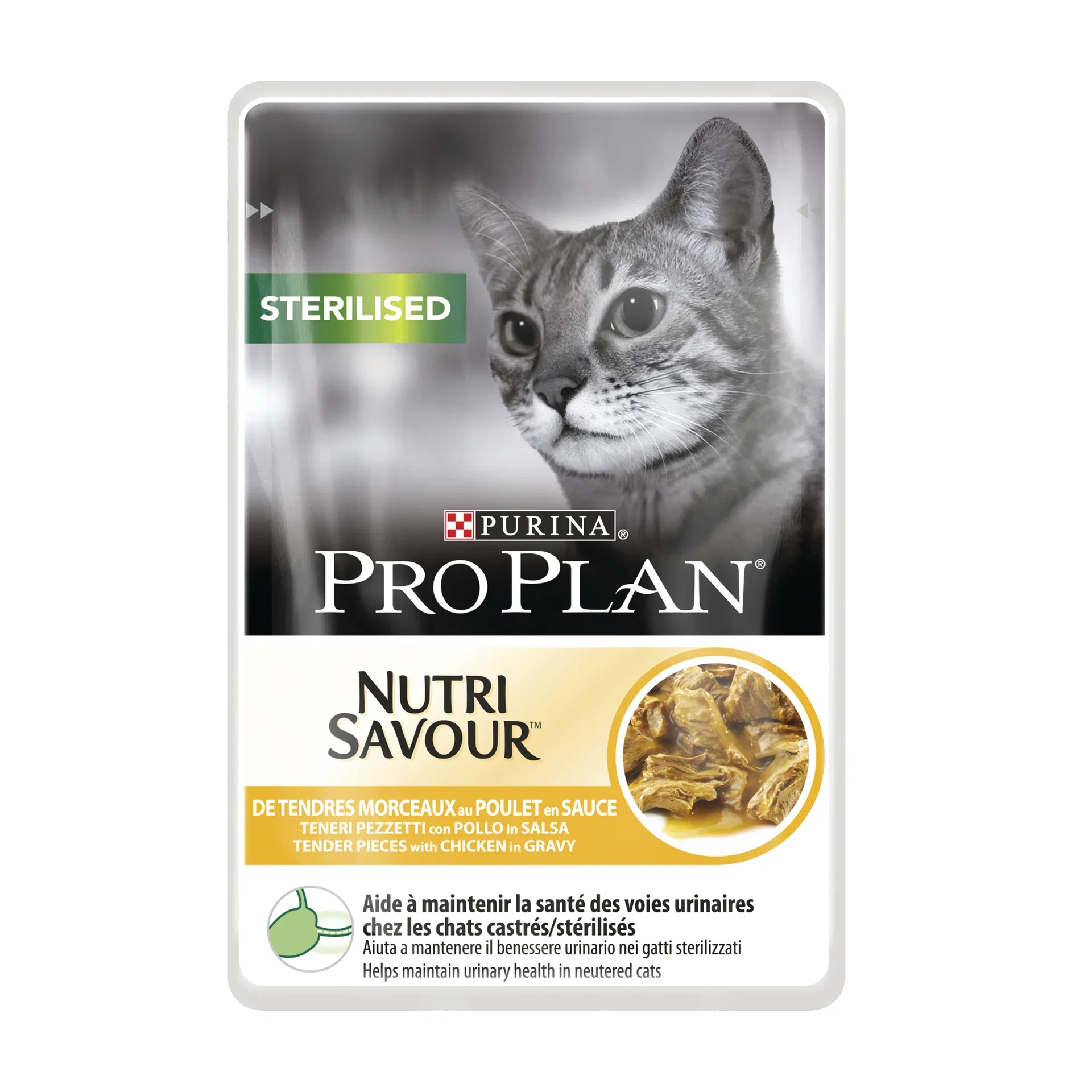 Pro Plan Purina Pro Plan Nutrisavour Sterilised Kylling 10x85 g