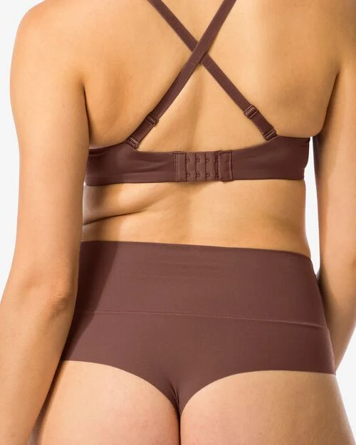 string femme taille haute ultimate comfort marron foncé