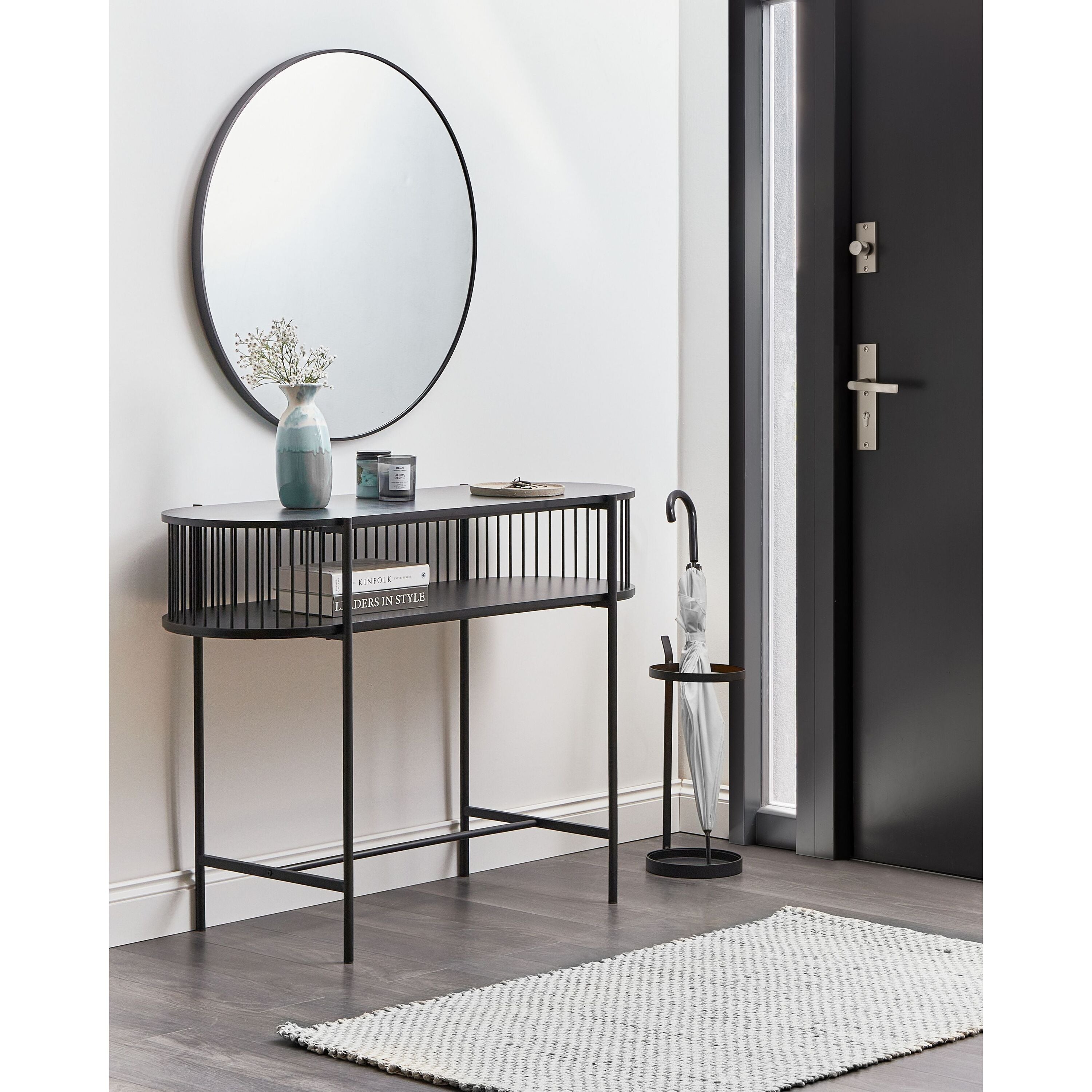 Beliani - BIRSON - Consoletafel - Zwart - MDF