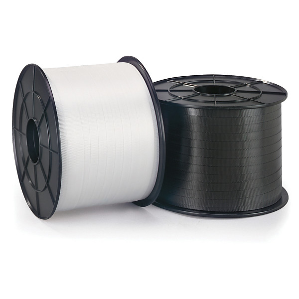 4 bobines feuillard polypropylène manuel joues plastique, largeur 12mm