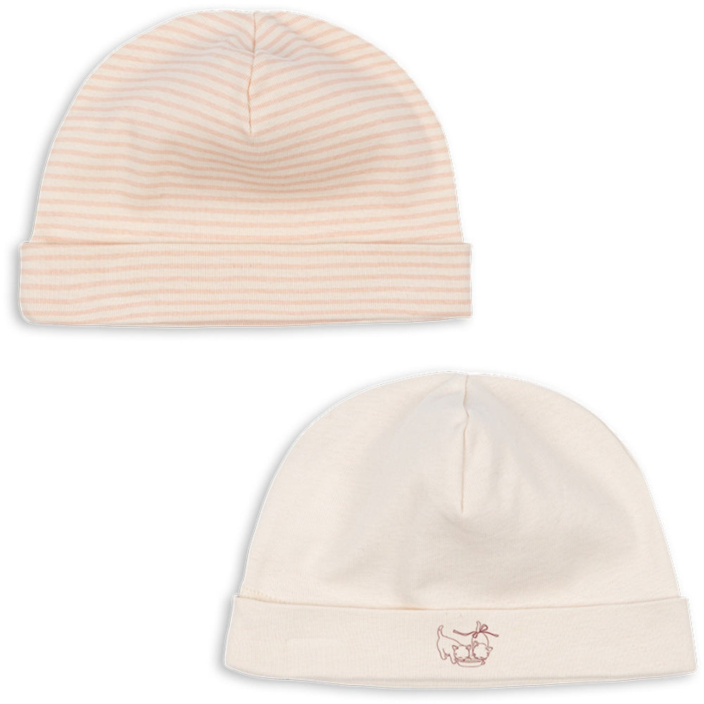Køb Konges Sløjd Fanga Fontana Blush Mix Fio Stripe 2 Pak Beanie OCS