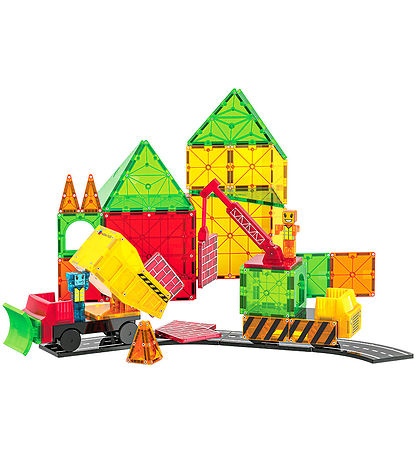 Magna-Tiles Magnetset - 50 Teile - Builder XL + MicroMAGS
