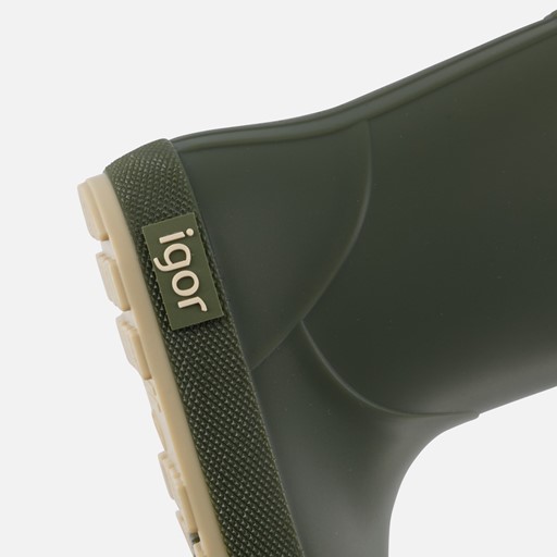 Igor Regenlaarzen groen Rubber