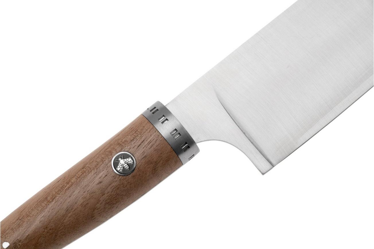 Laguiole en Aubrac Gourmet CGO25NOI walnoothout, koksmes, 25 cm