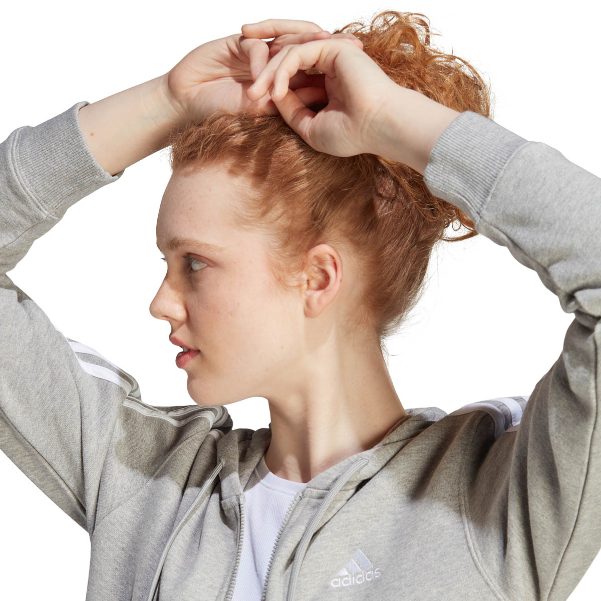 adidas 3-Stripes FT Full Zip Hættetrøje Dame