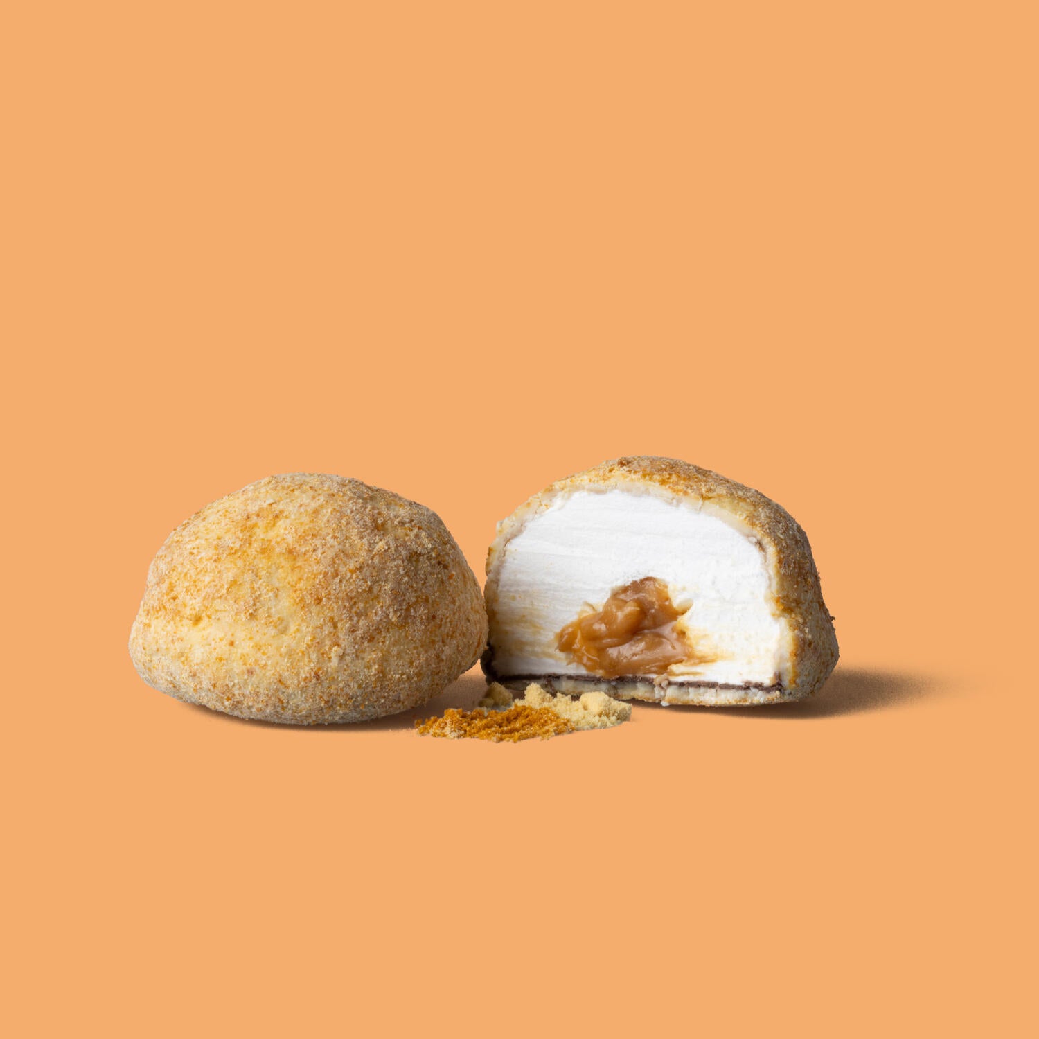 The Mallows  Caramel Filled skumfiduser - Hvid chokolade, Passionsfrugt & havtorn