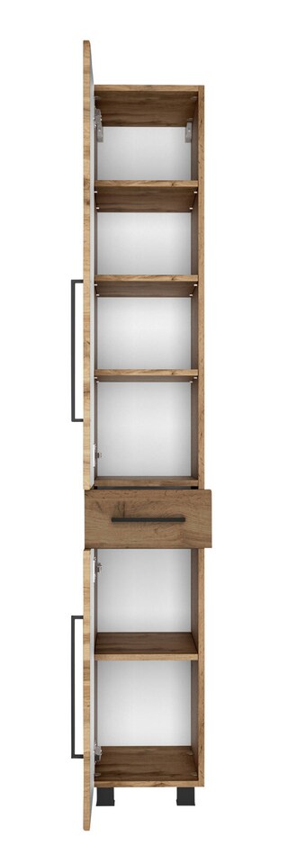 Hochschrank LUZERN 30 x 180 cm Wotan Eiche