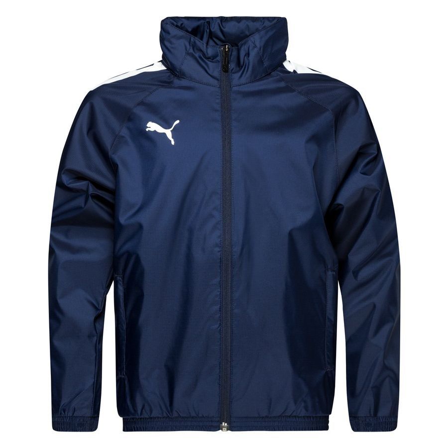 PUMA Veste All Weather teamLIGA - Bleu Marine/Noir Enfant