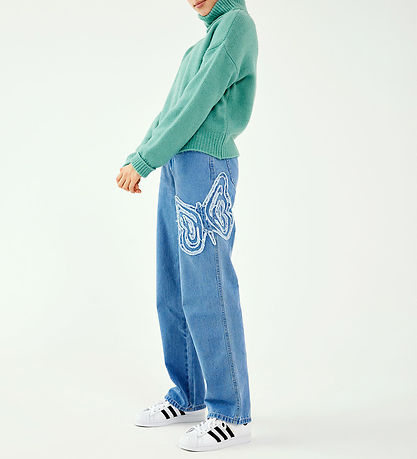 LMTD Jeans - NlfAppizza - Light Blue Denim/Fliege
