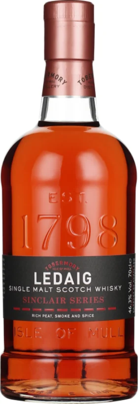 LEDAIG RIOJA CASK FINISH SINCLAIR SERIES 70CL