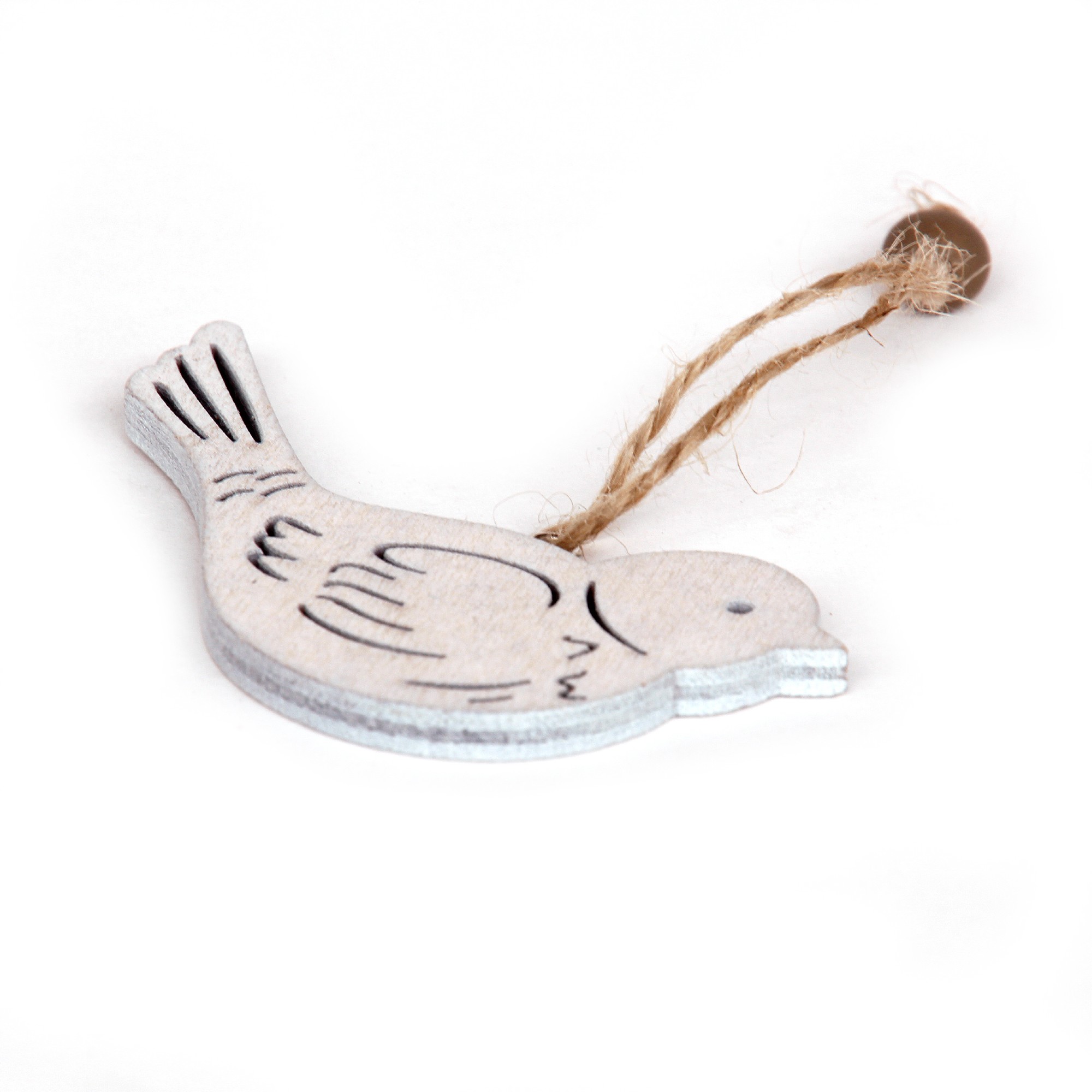 Aufhänger 'Vogel', Holz, B 8 cm, H 4,5 cm von fischer's lagerhaus