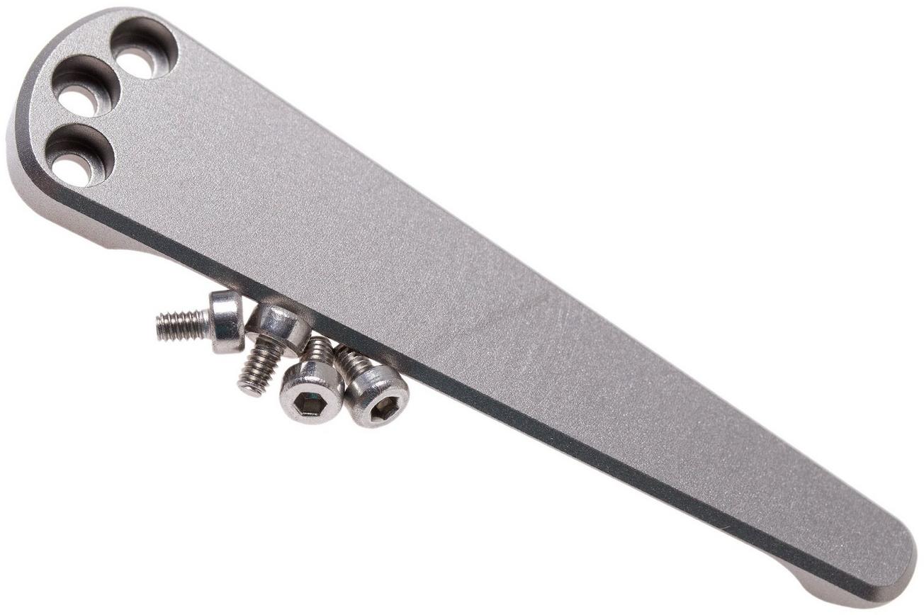 Daily Customs 3H Pocketclip Plain, Titanium P10012524