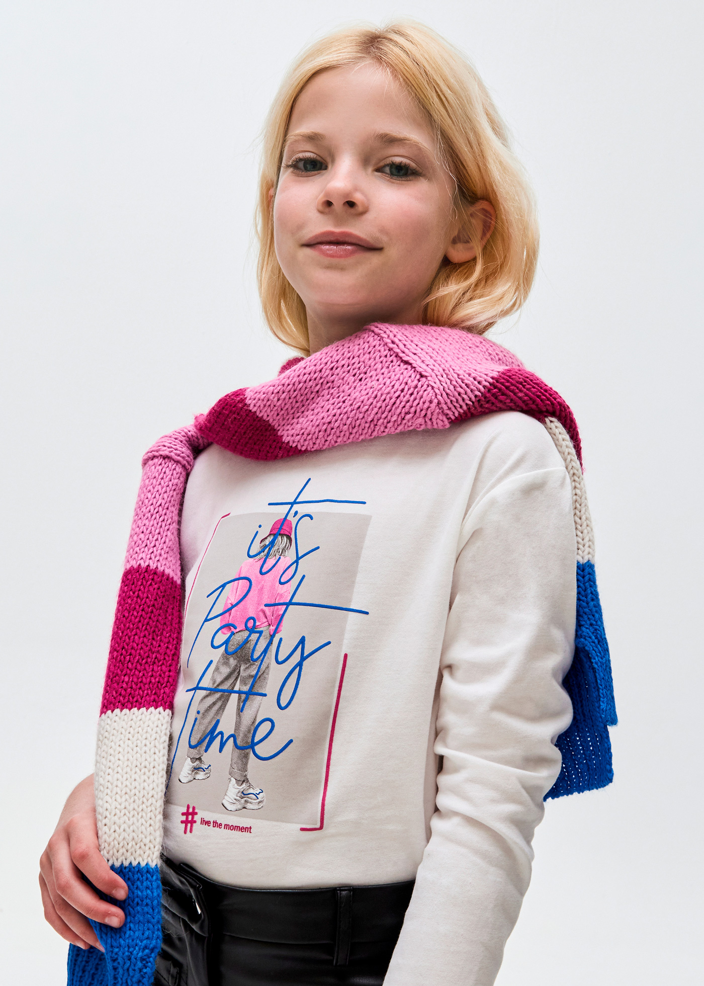 Camiseta Better Cotton Girl com estampa de fotografia