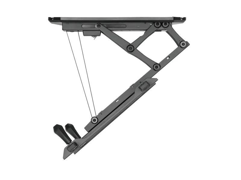 Maclean MC-880 - Beslag - motoriseret - for fladt panel - metal - sort - skærmstørrelse: 32