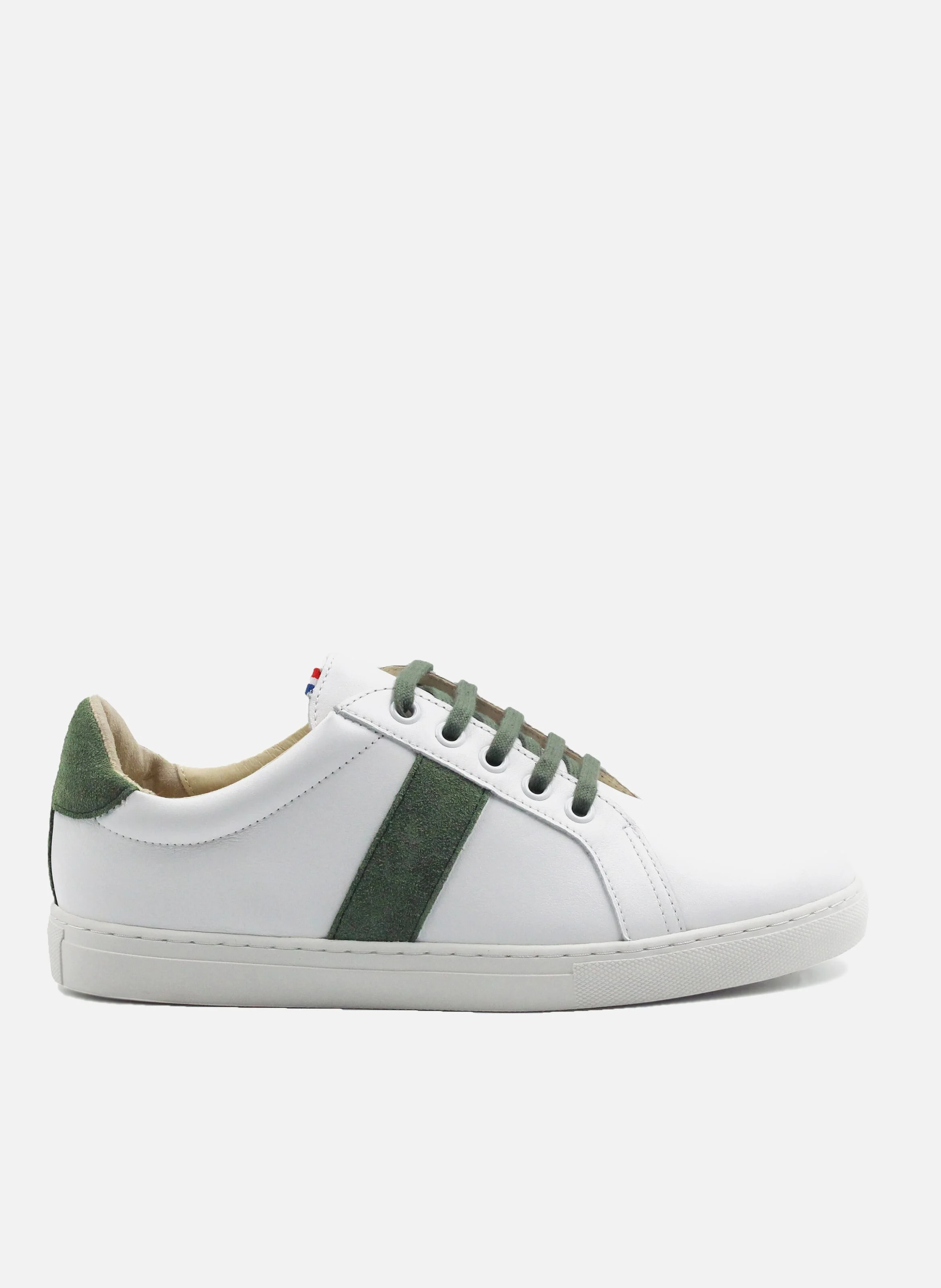 Baskets mif cuir | Blanc