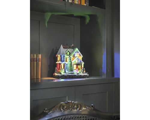 LED Scenery Konstsmide Huis met Boom 27,5 x 19,5 x 28,5 cm Veelkleurig