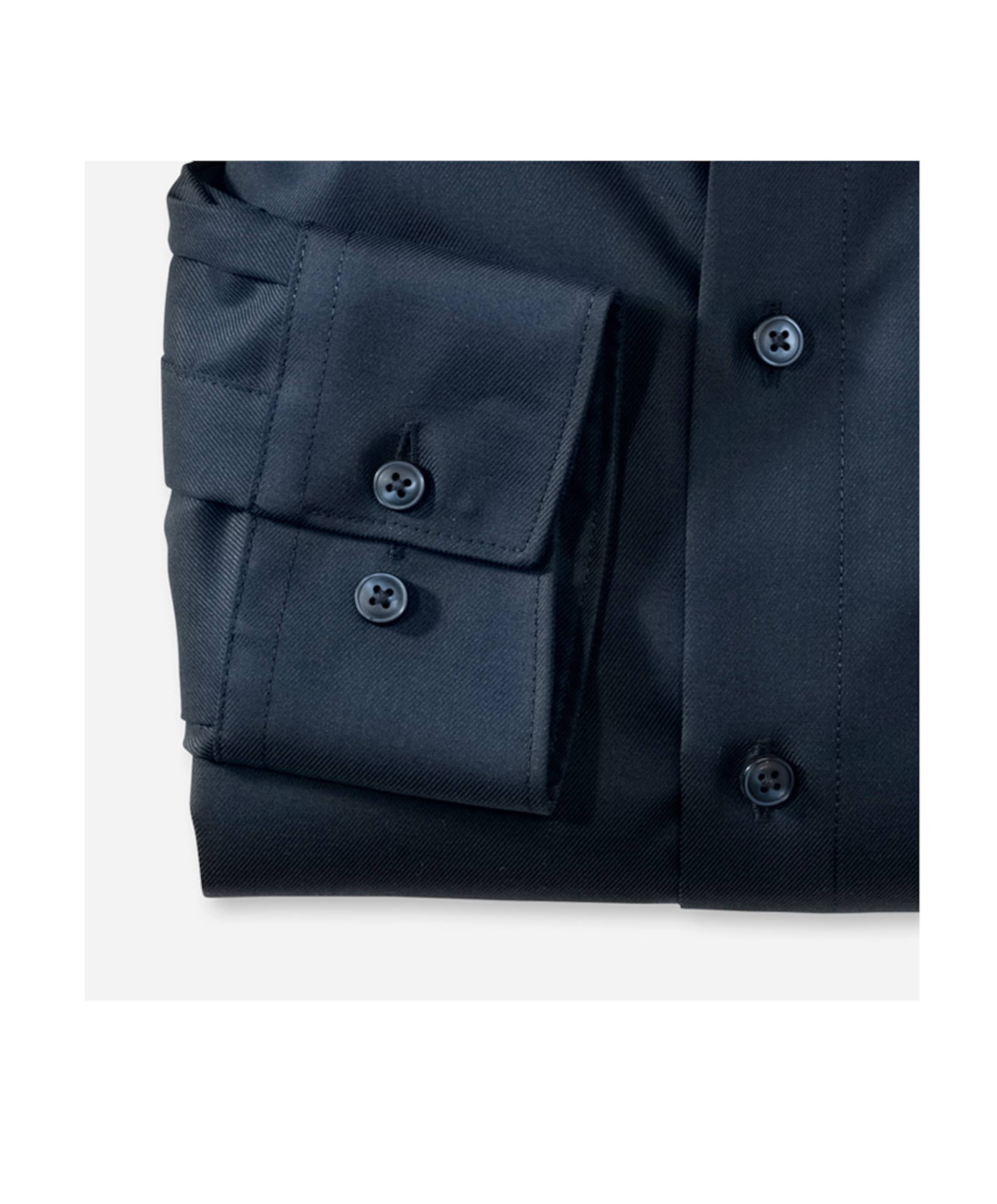 Olymp Modern fit Luxor Heren overhemd lange mouw blauw