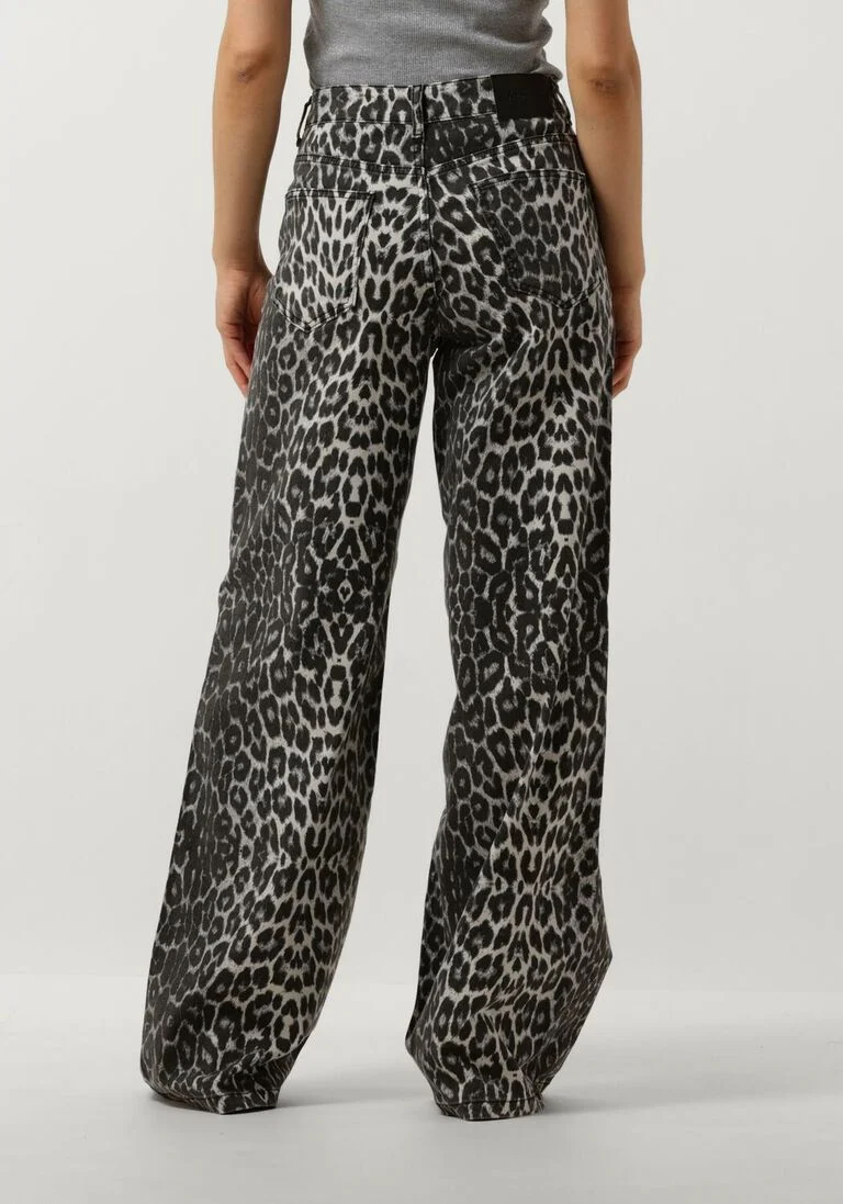 CO\\'COUTURE leopard co'couture wide jeans leocc wide long pant