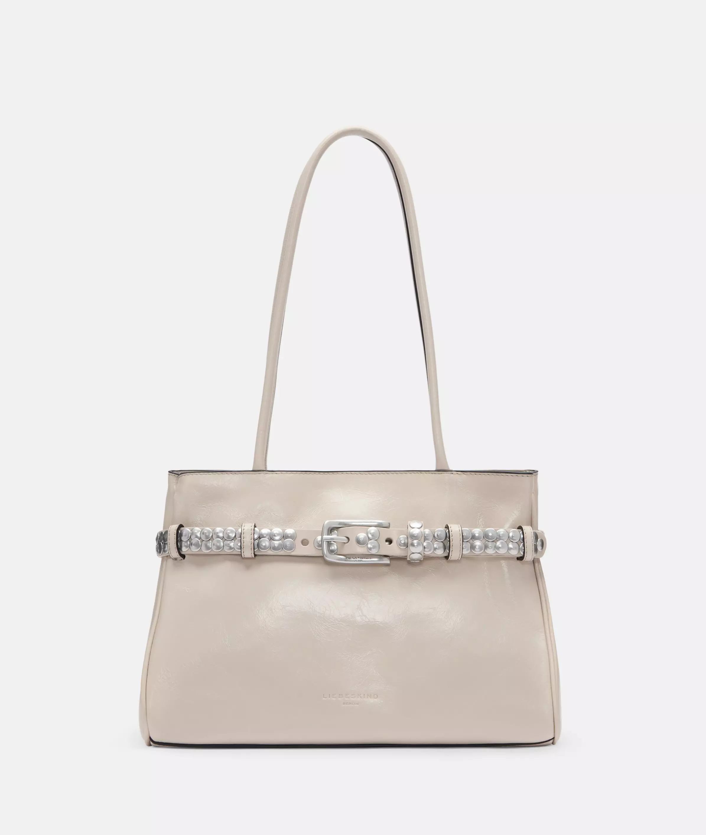 Nori Satchel M Spacious cowhide leather shoulder bag