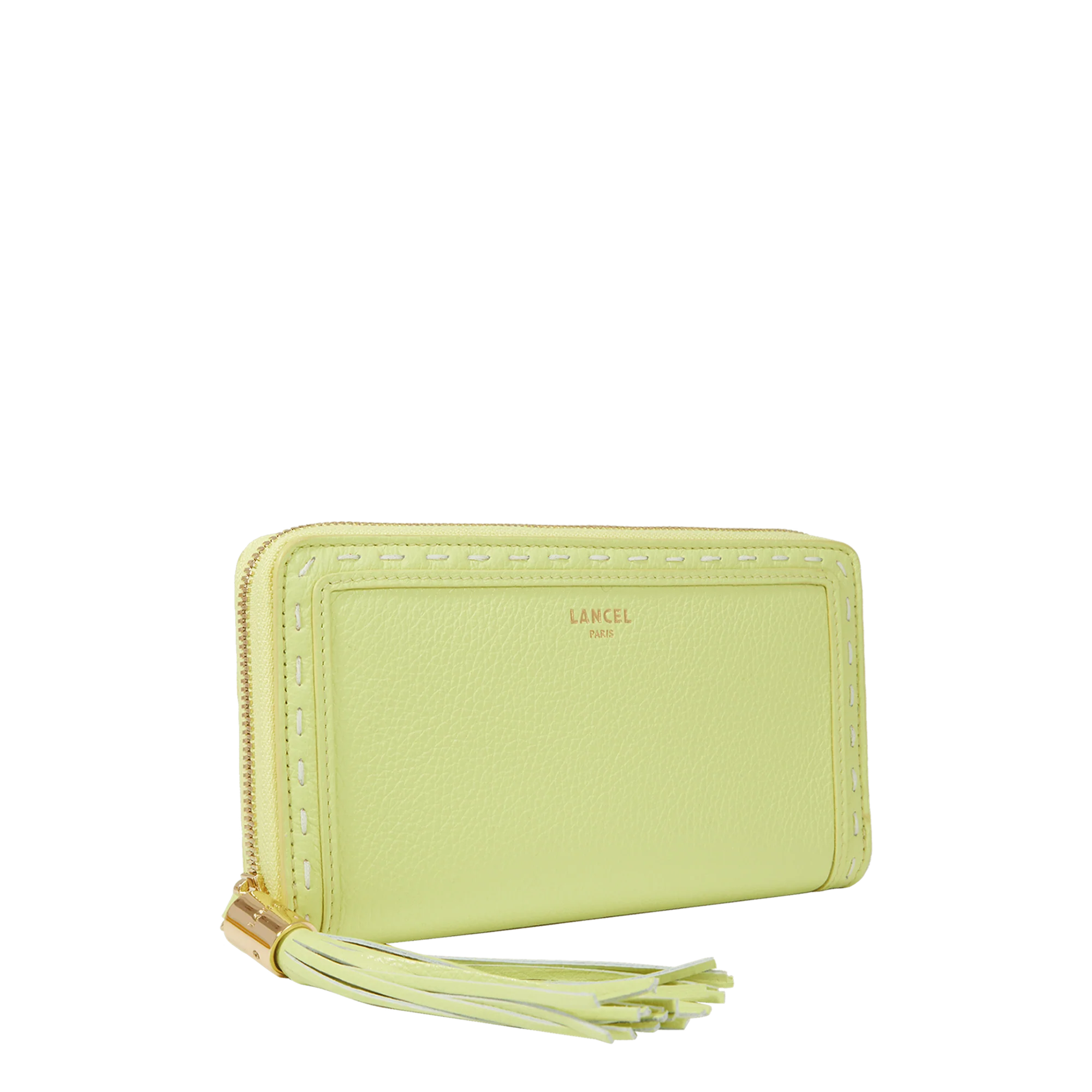 Long zipped wallet Premier Flirt de Lancel-Citron Vert