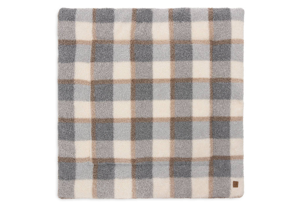 vierkant boxkleed Check Boucle