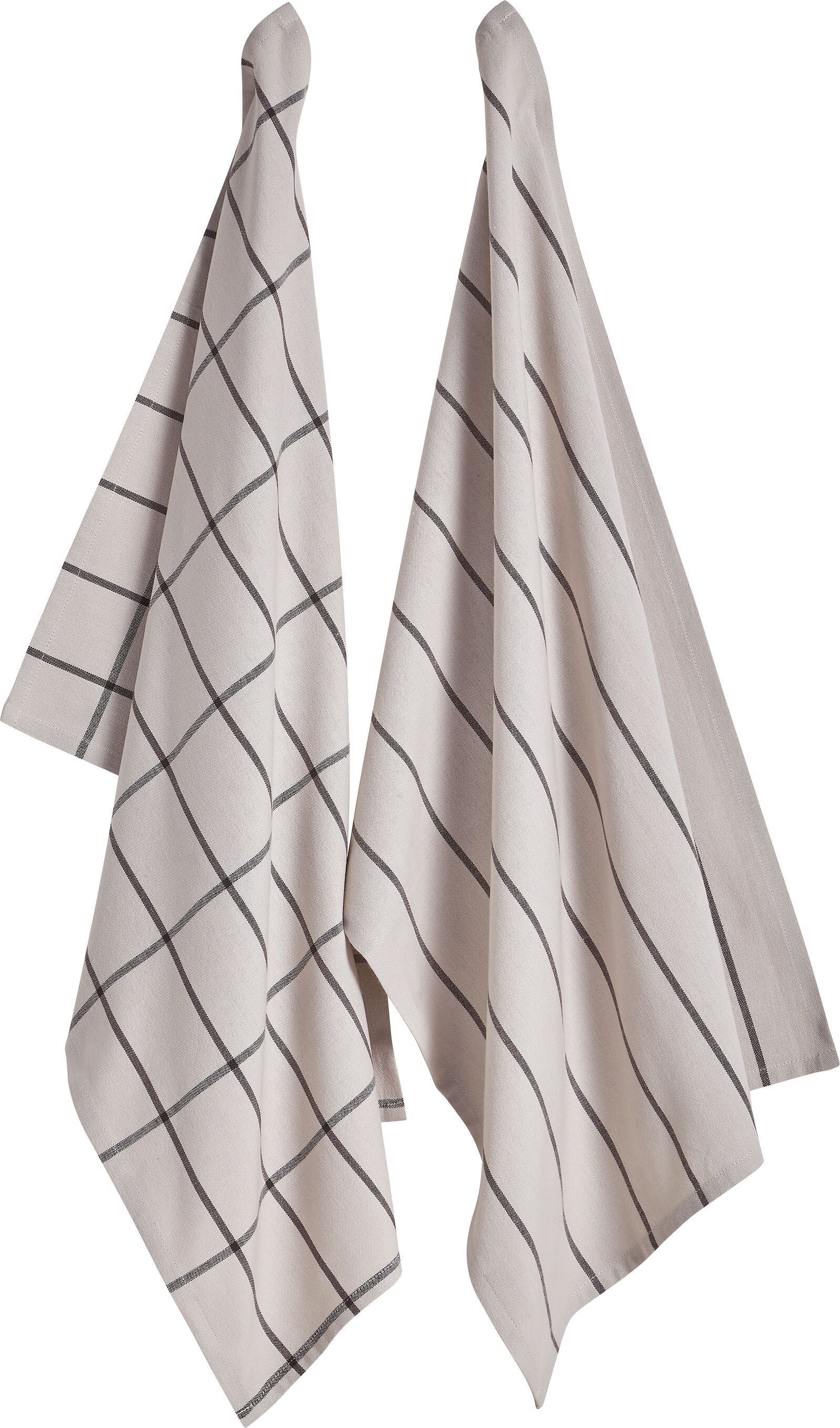 FRANCES Küchentuch Set - Grau / B: 50.0 cm x H: 70.0 cm
