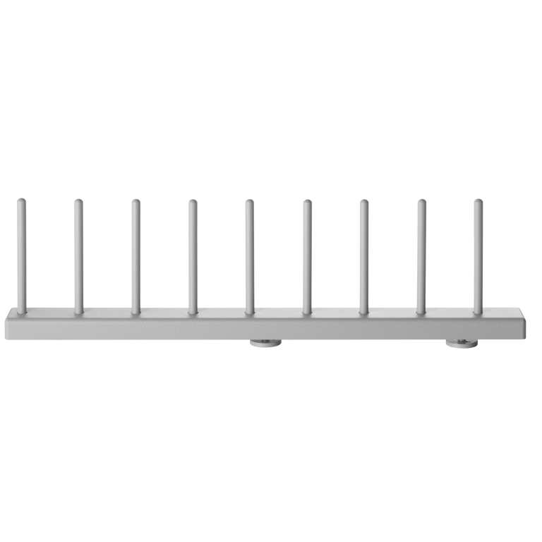 String Furniture Plate rack 30cm set van 2 grijs