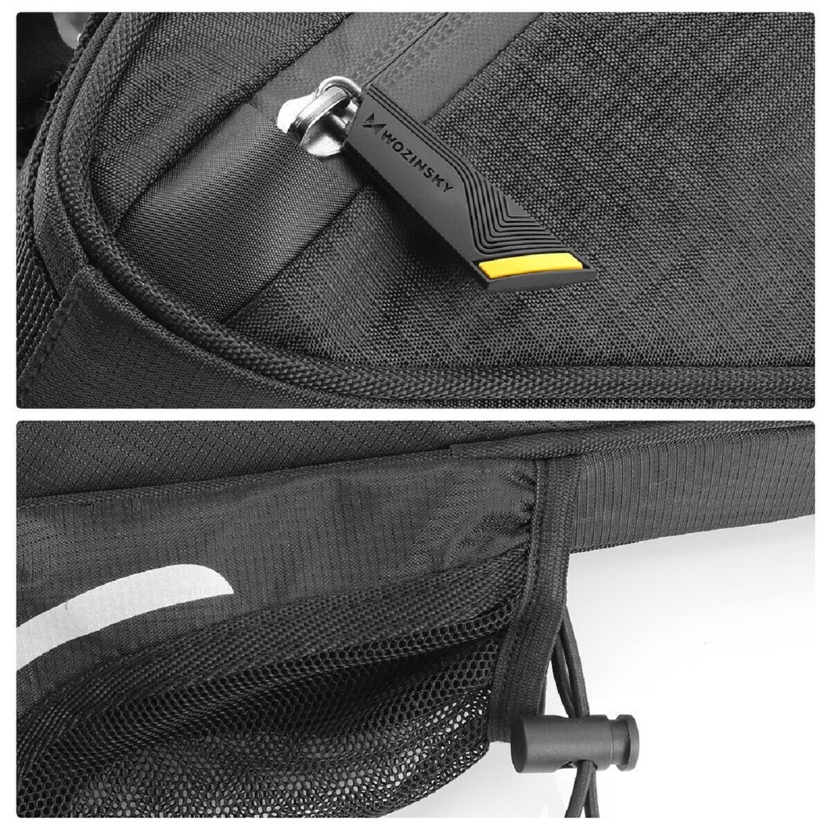Fahrradtasche 1,5l unter dem Rahmen Schwarz