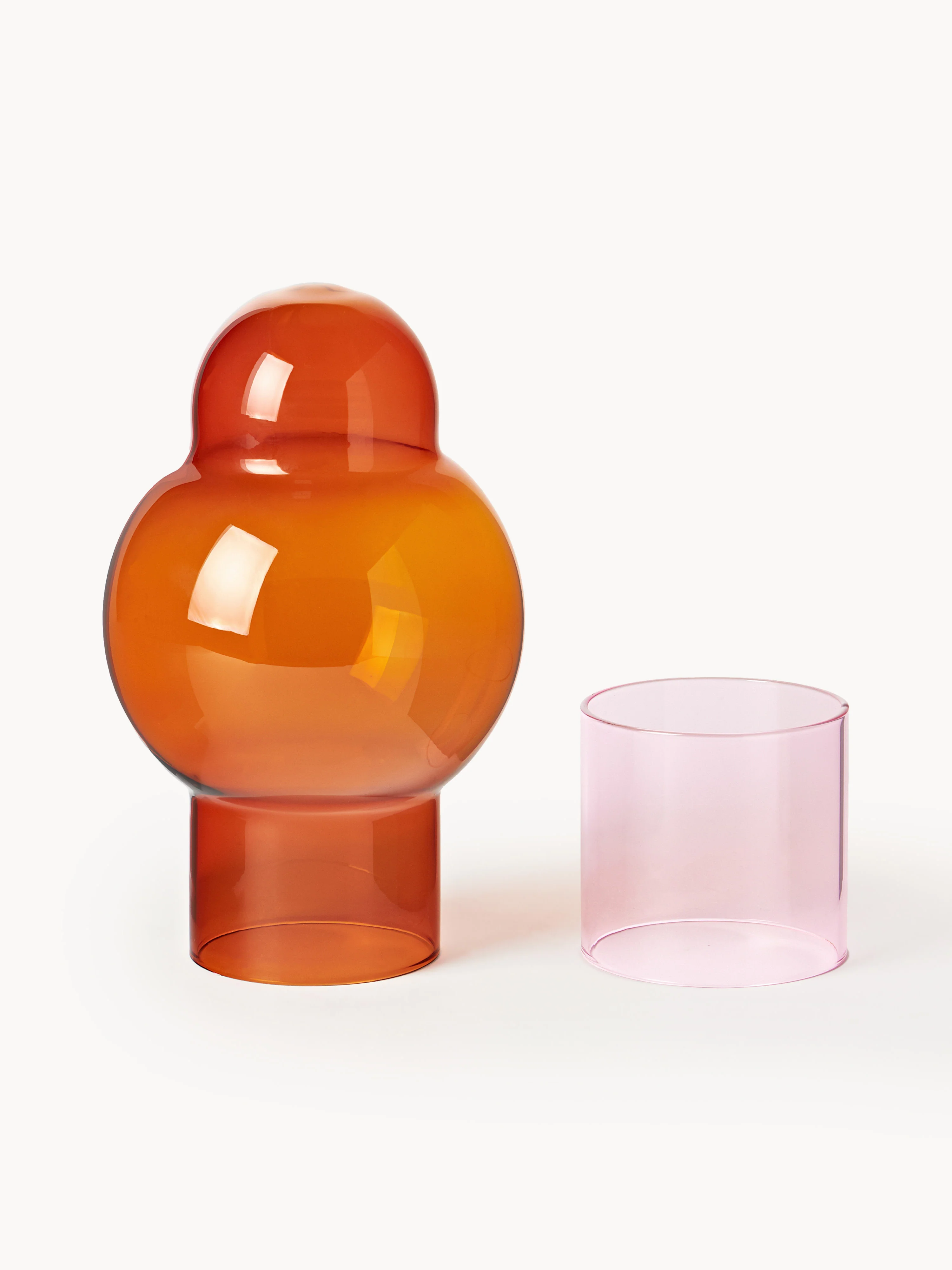 Mondgeblazen vaas Bubble, H 27 cm