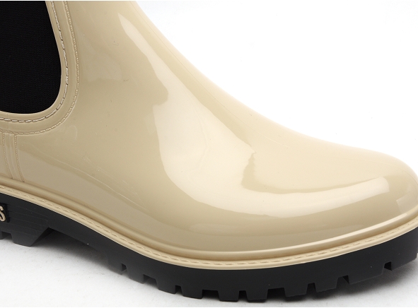 Verbenas boots bottine plates femme gaudi brillo beige