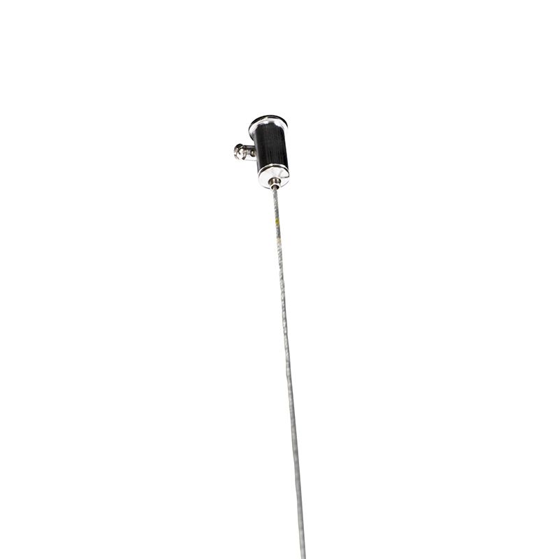 Moderne rechthoekige hanglamp zwart 5-lichts - Cage