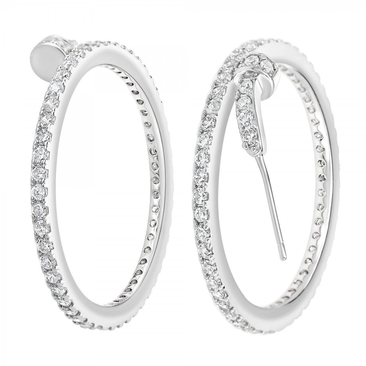 Boucles d'oreilles SC Crystal ornées de Zirconium