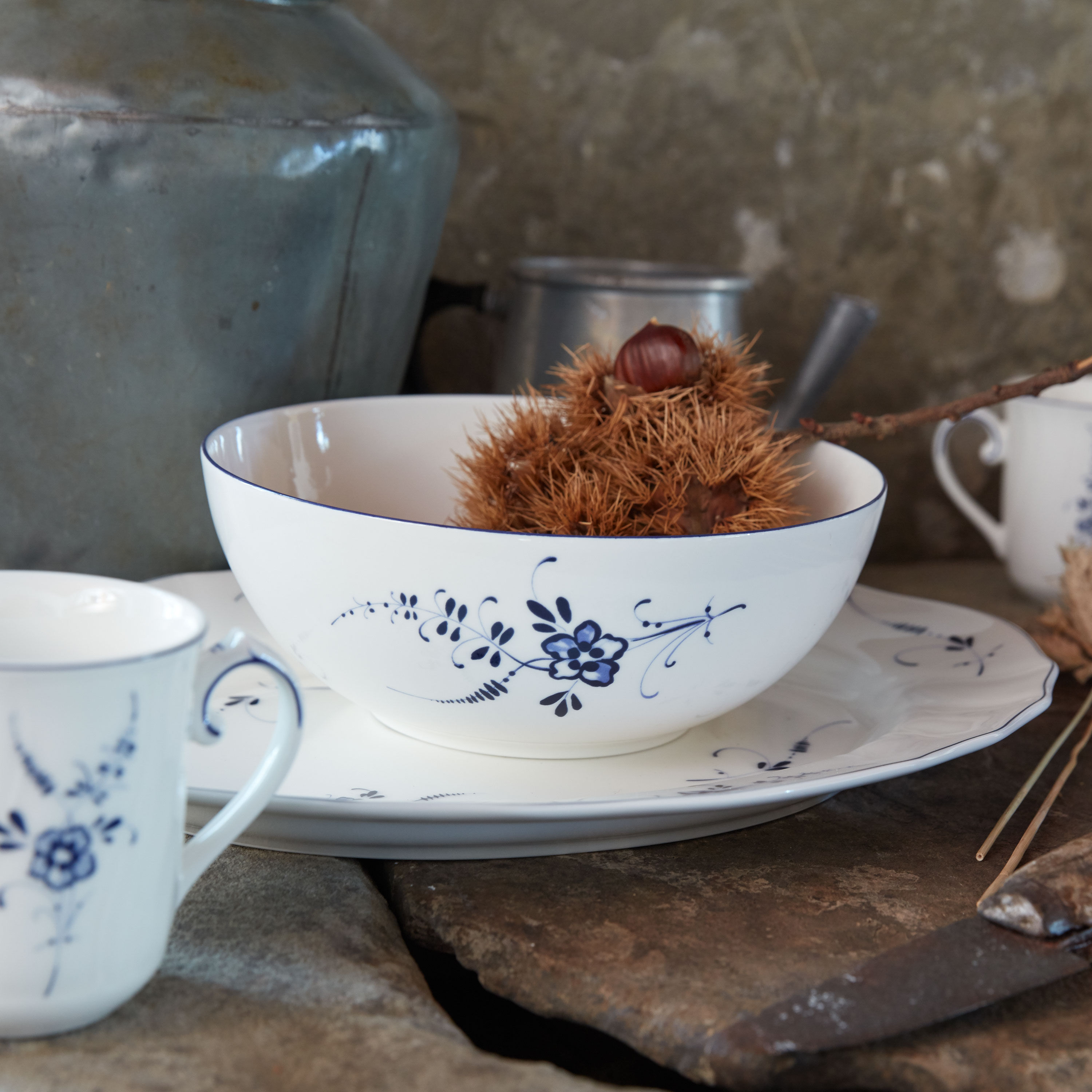Vieux Luxembourg Dessert bowl White, 5.1 oz, Premium Porcelain