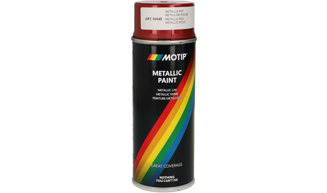 Spraymaling, rødmetallic, acryl