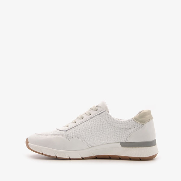 Hush Puppies leren dames sneakers met metallic